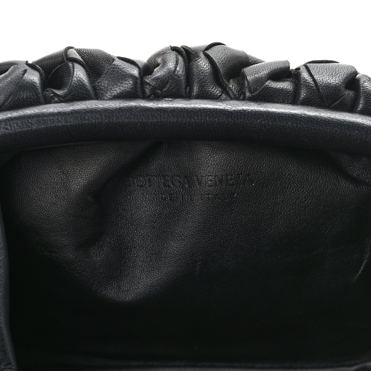 Nappa Intrecciato Teen Pouch Black
