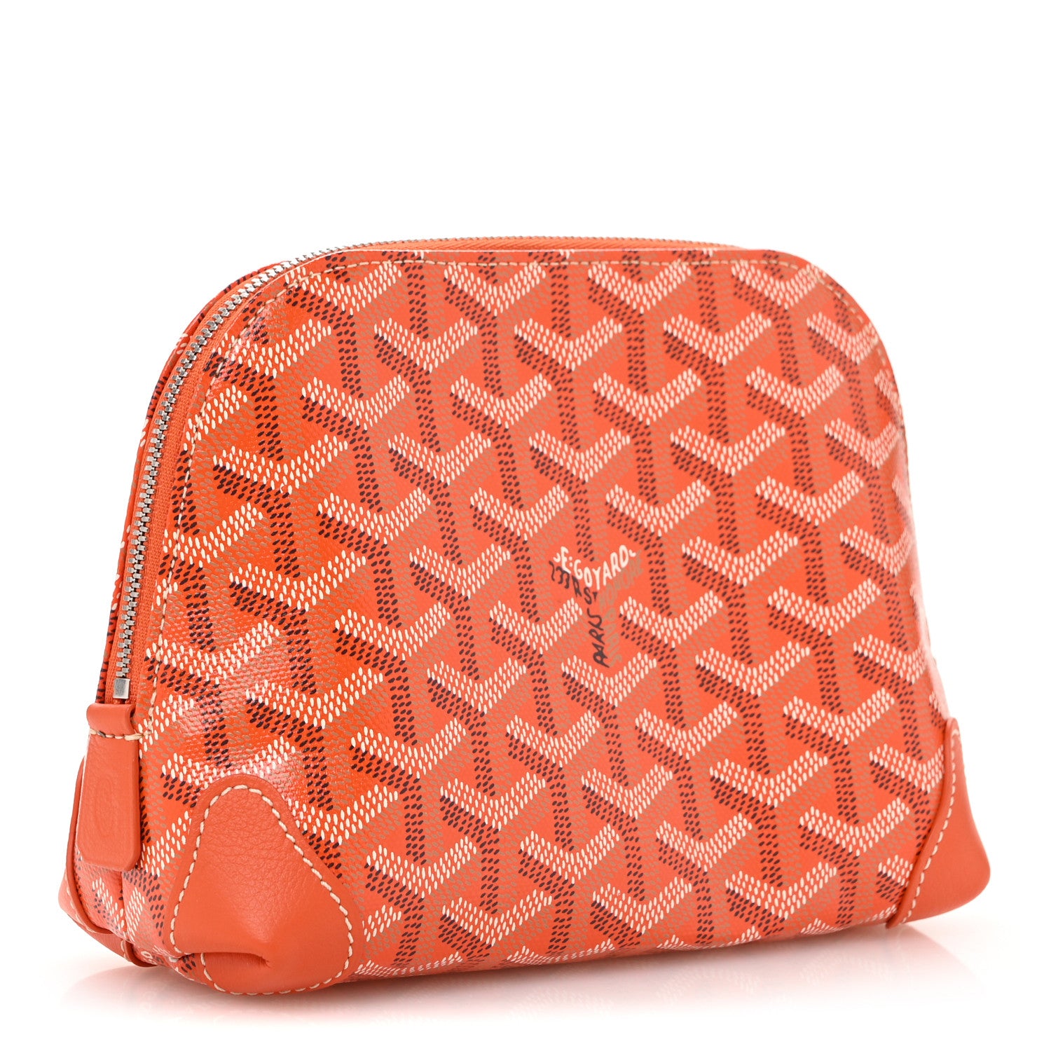 Goyard Goyardine Vendome Toiletry Pouch Orange 3 of 9