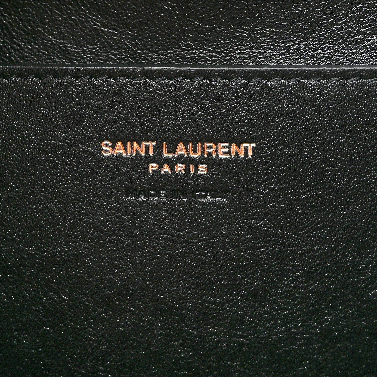 Saint Laurent Lambskin Large Cassandre Envelope Pouch Light Musk 6 of 7