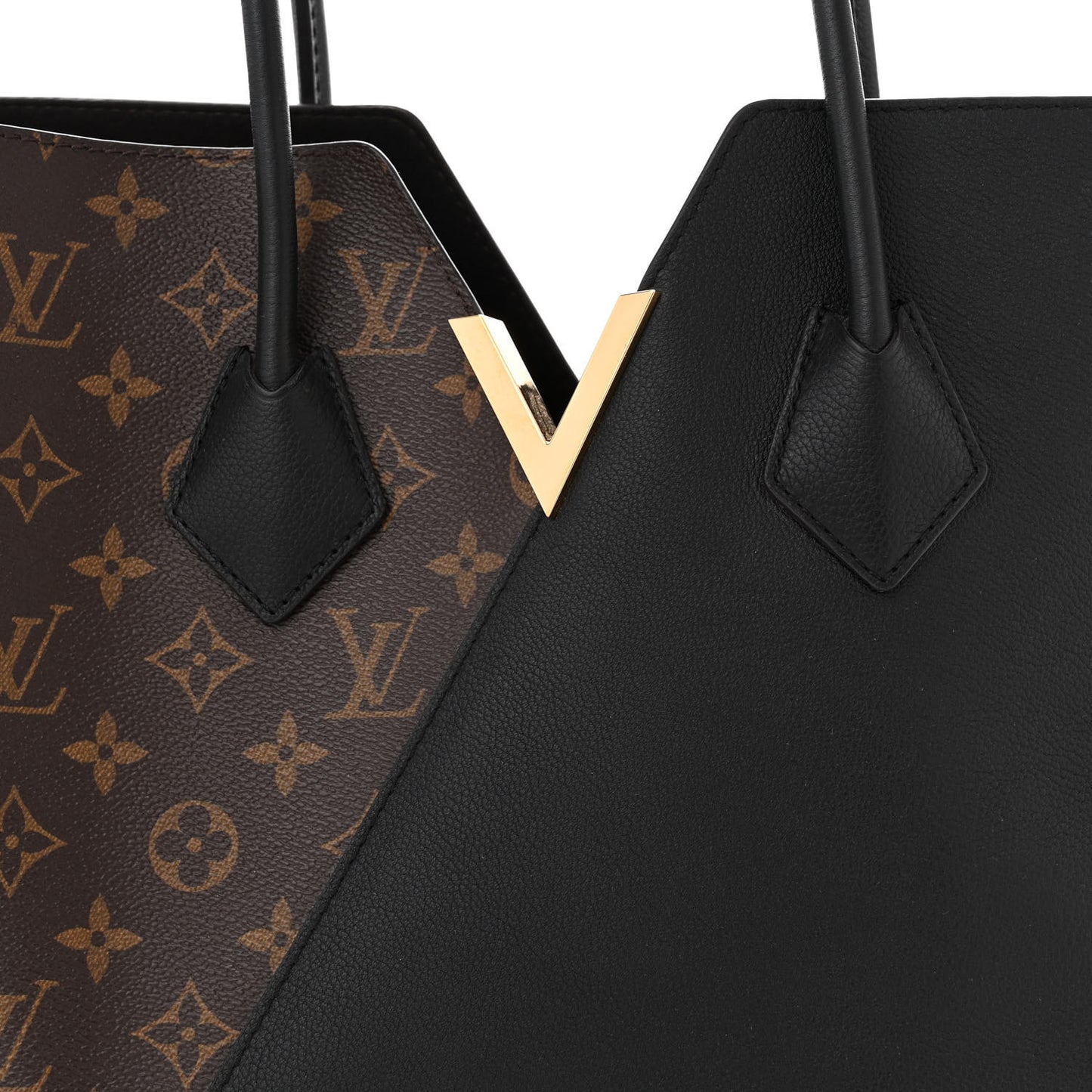 Calfskin Monogram Kimono Tote Black