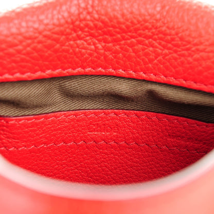Chloe Calfskin Mini Marcie Round Crossbody Bag Red 6 of 9