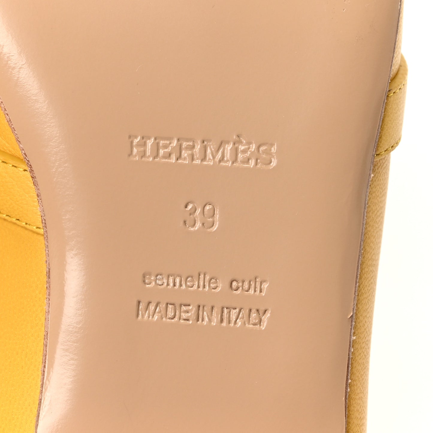 Goatskin Oz Mules 39 Jaune Sable