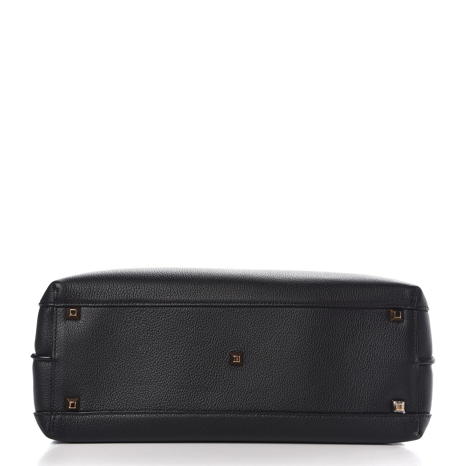 MCM Grained Calfskin Large Milla Tote Black 6 of 14