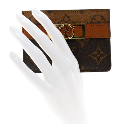 Louis Vuitton Reverse Monogram Dauphine Card Holder 2 of 9