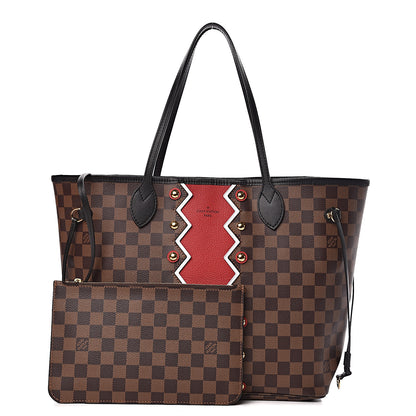 Louis Vuitton Damier Ebene Karakoram Neverfull MM 1 of 12