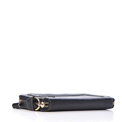 Chloe Grained Calfskin Marcie Long Zip Around Wallet Black 4 of 8