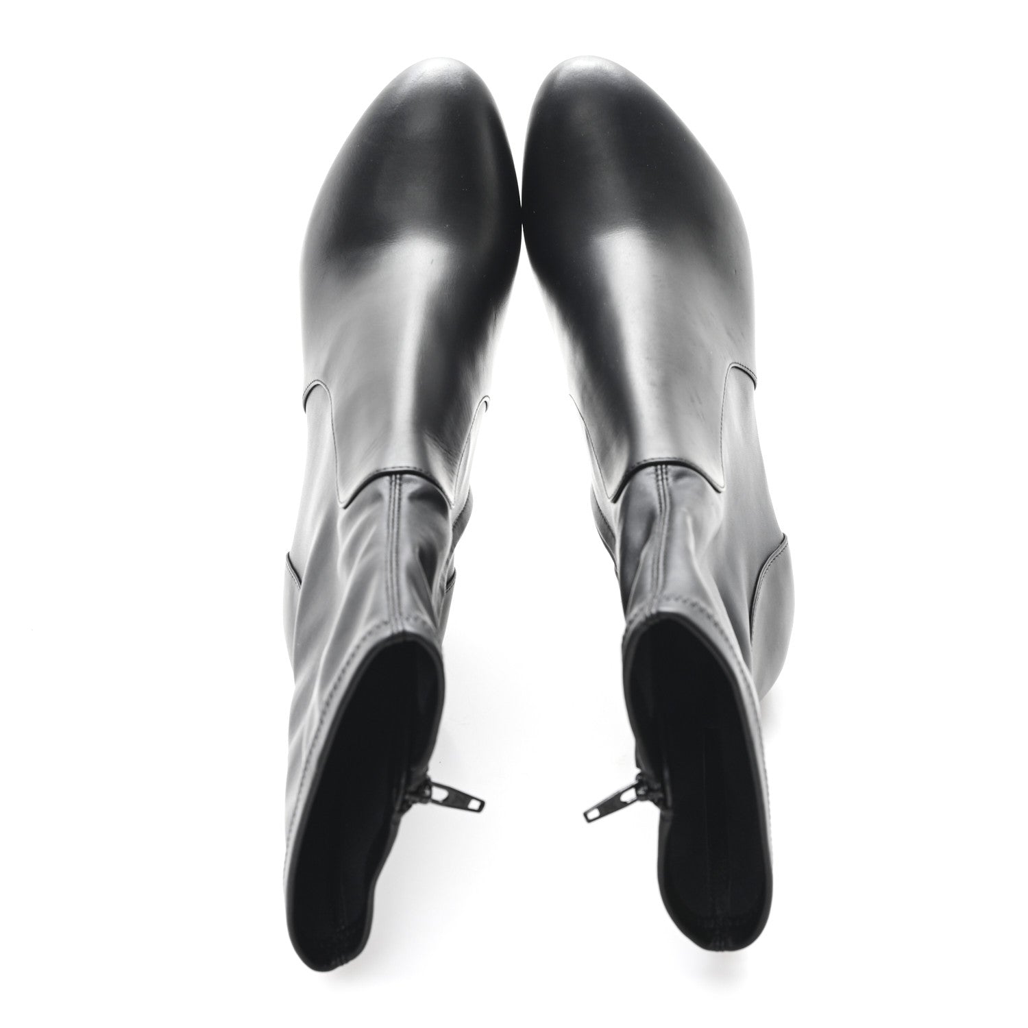 Louis Vuitton Calfskin Uniformes Silhouette Ankle Boots 38.5 Black 2 of 8