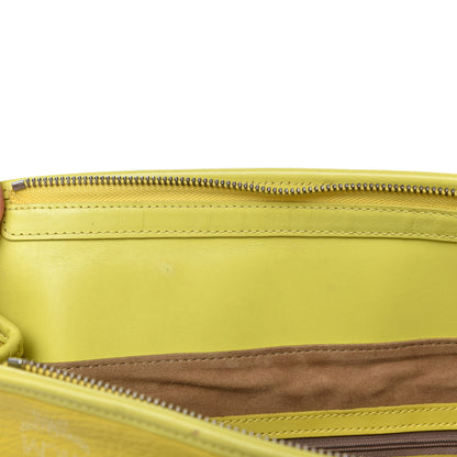 MCM Visetos Embroidered Flower Hummingbird Tote Yellow 11 of 20