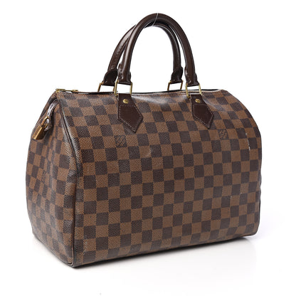Louis Vuitton Damier Ebene Speedy 30 2 of 12