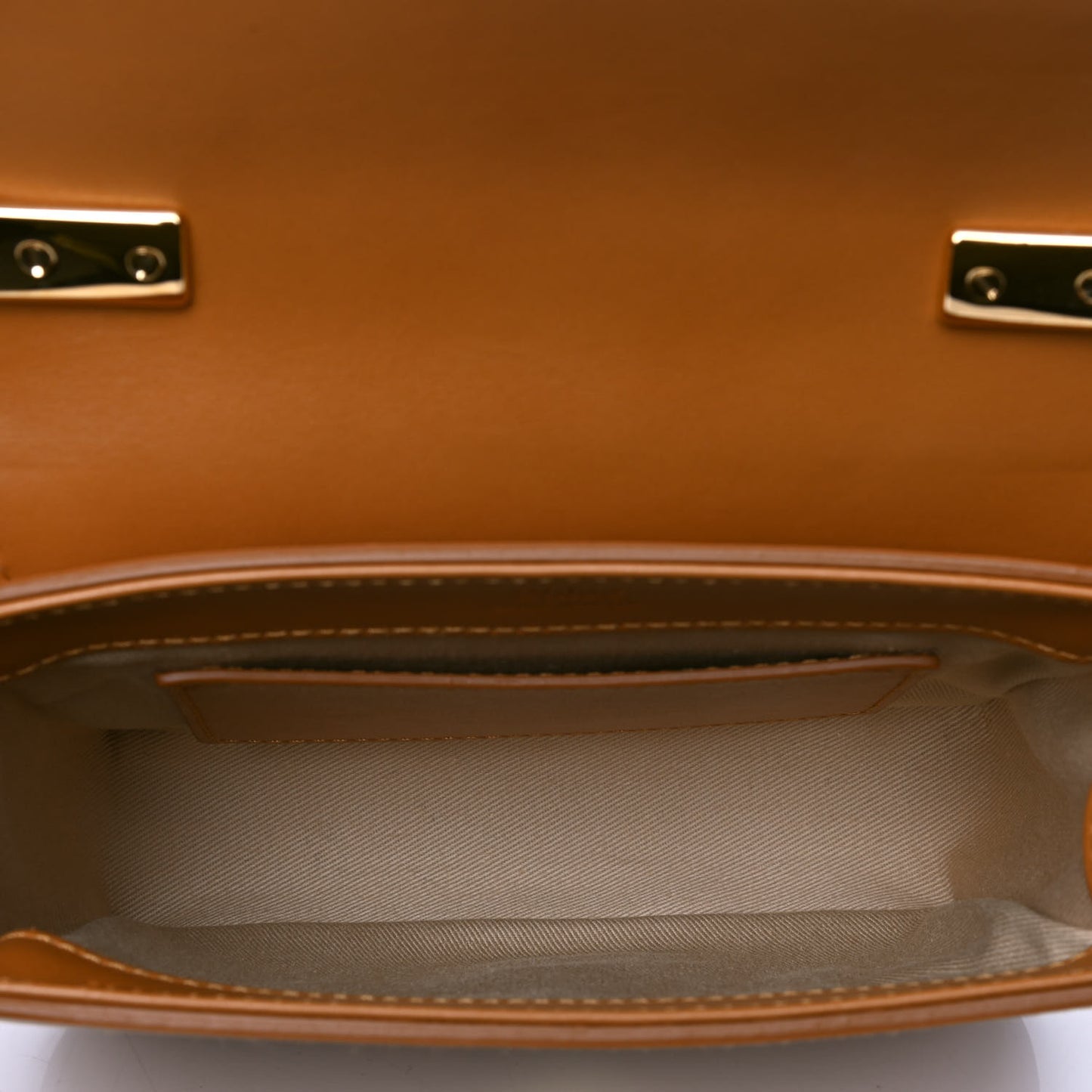 Calfskin Mini C Double Carry Autumnal Brown