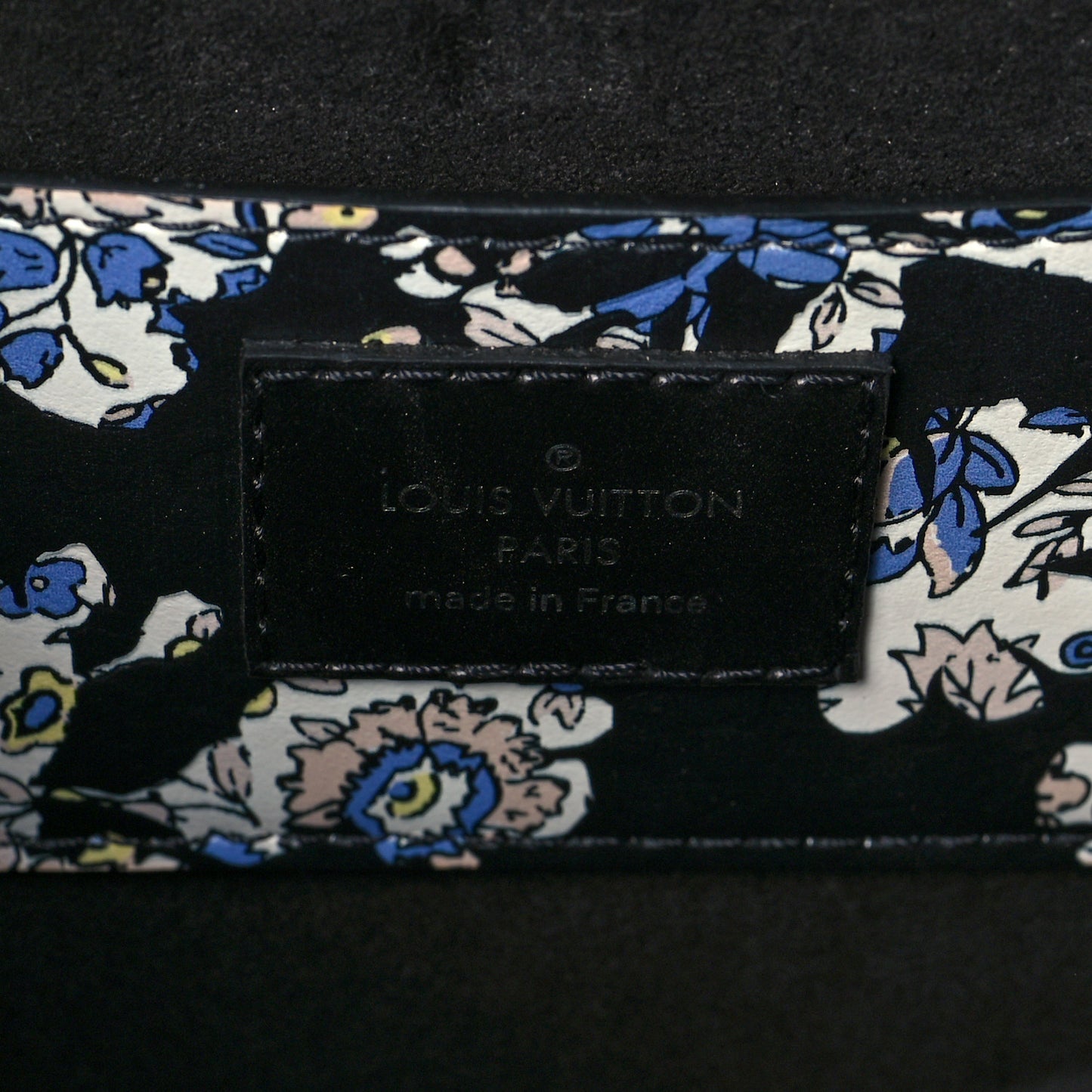 Printed Calfskin Flower Twist Shoulder Bag MM