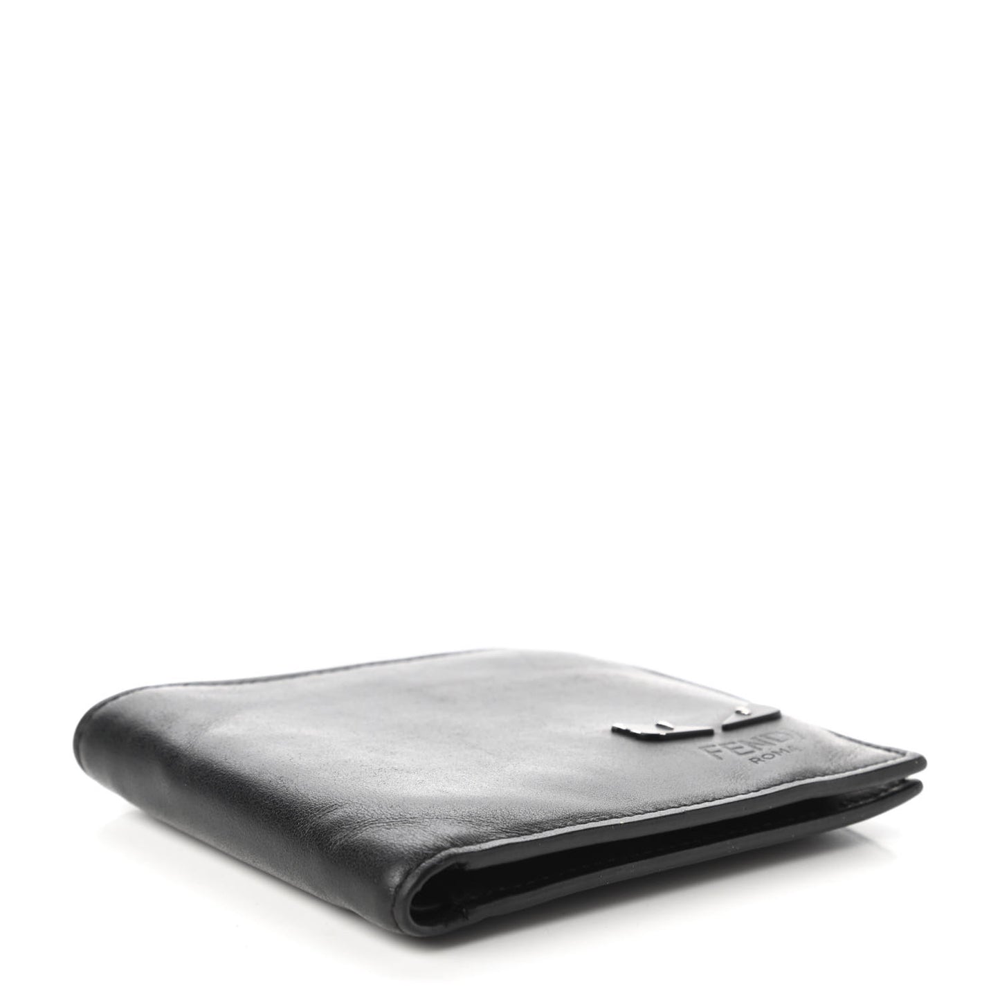 Vitello Century Mini Bug Eyes Bi-Fold Wallet Black