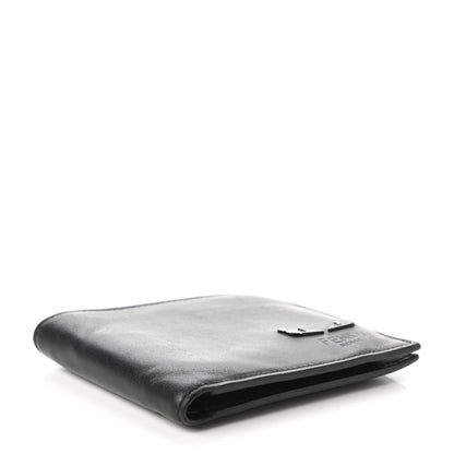 Fendi Vitello Century Mini Bug Eyes Bi-Fold Wallet Black 4 of 11