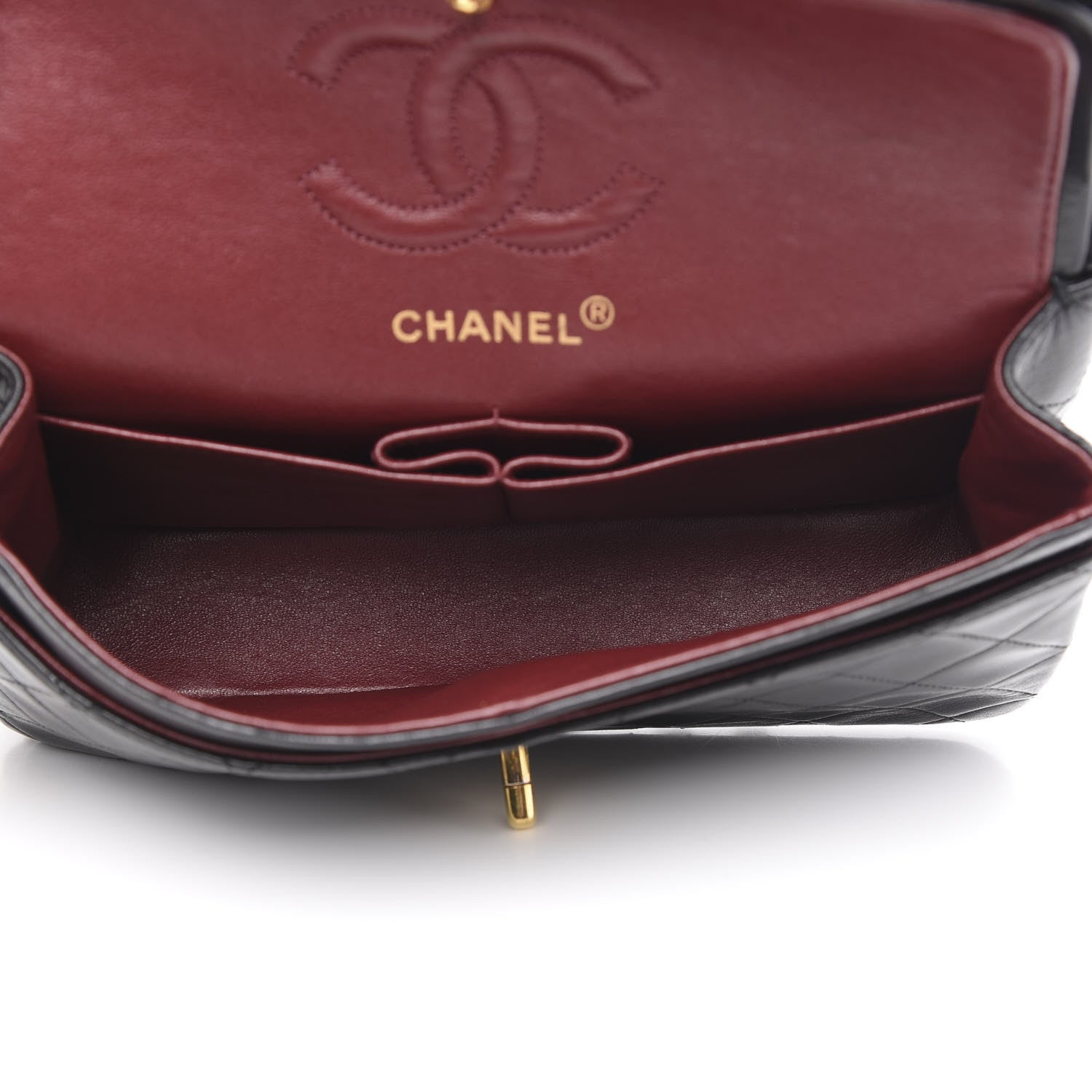 Chanel Lambskin Quilted Small Double Flap Black 5 of 15