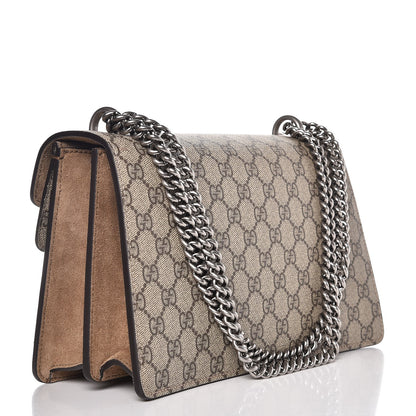 Gucci GG Supreme Monogram Small Dionysus Shoulder Bag Taupe 3 of 10