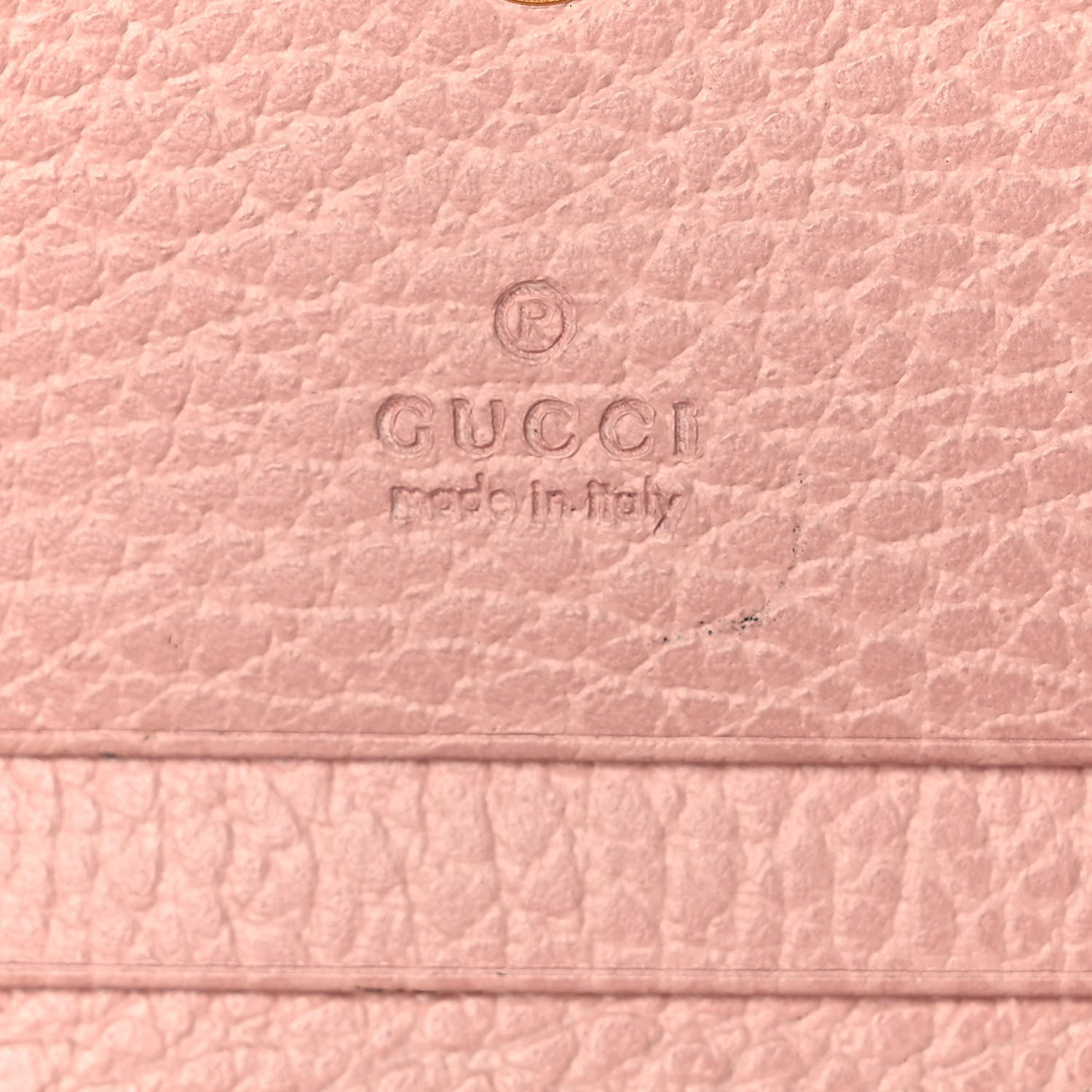 Gucci Dollar Calfskin GG Marmont Card Case Perfect Pink 6 of 10