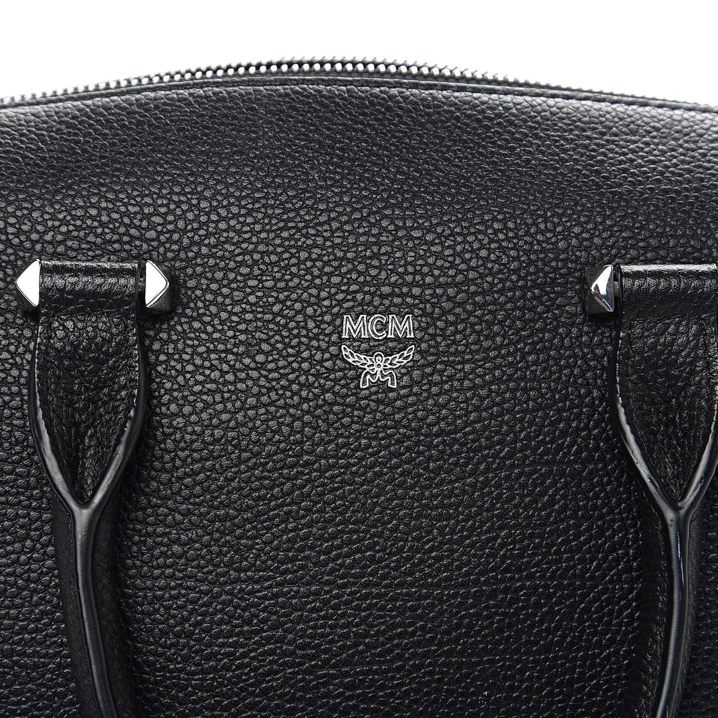 Grained Calfskin Medium Ella Boston Black