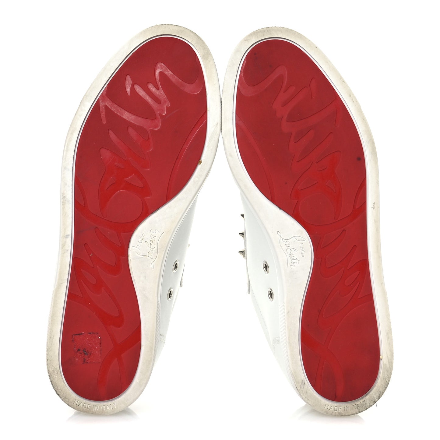 Calfskin Mens F.A.V Fique A Vontade Flat Sneakers 39.5 White