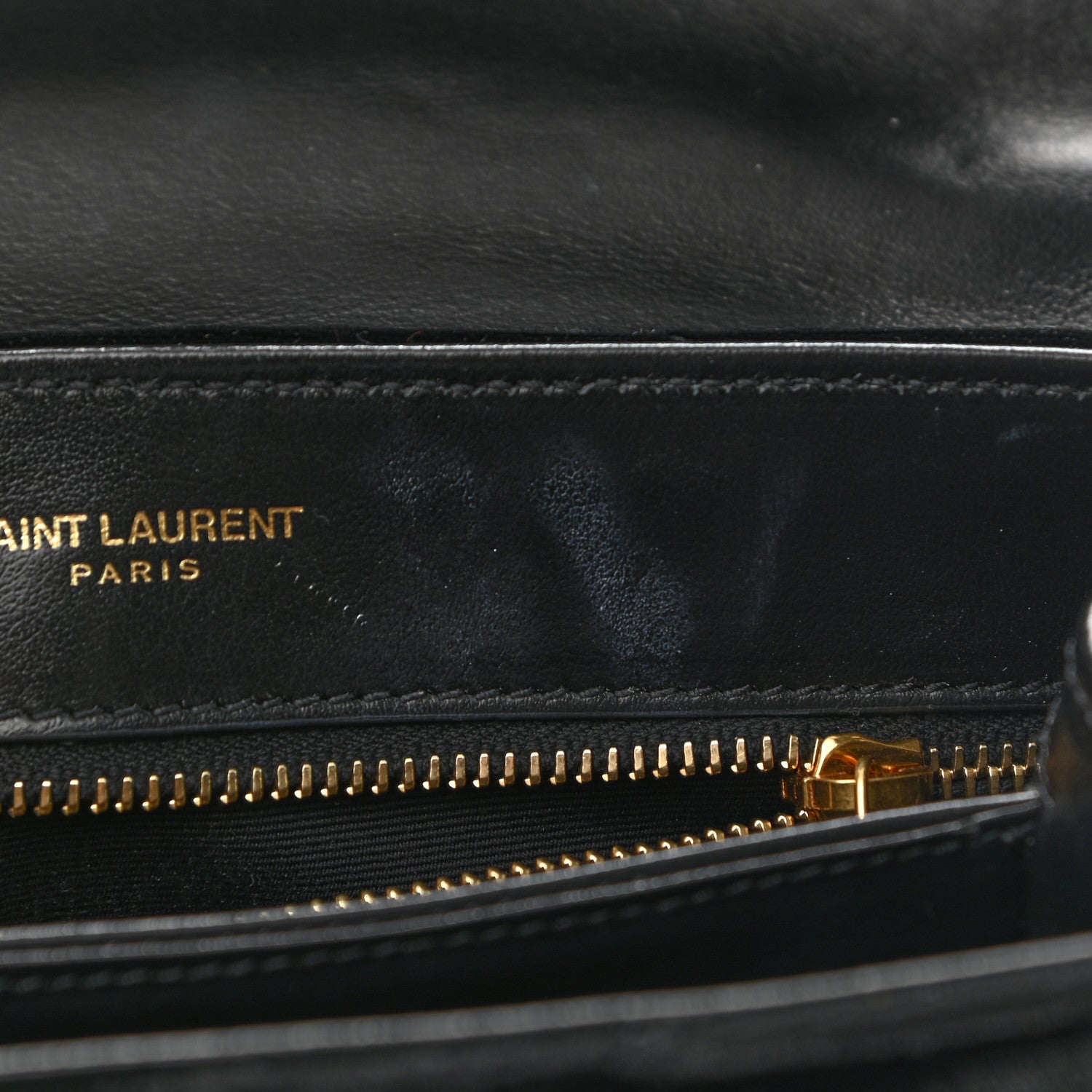 Saint Laurent Velvet Y Quilted Monogram Toy Loulou Chain Satchel French Black 12 of 12