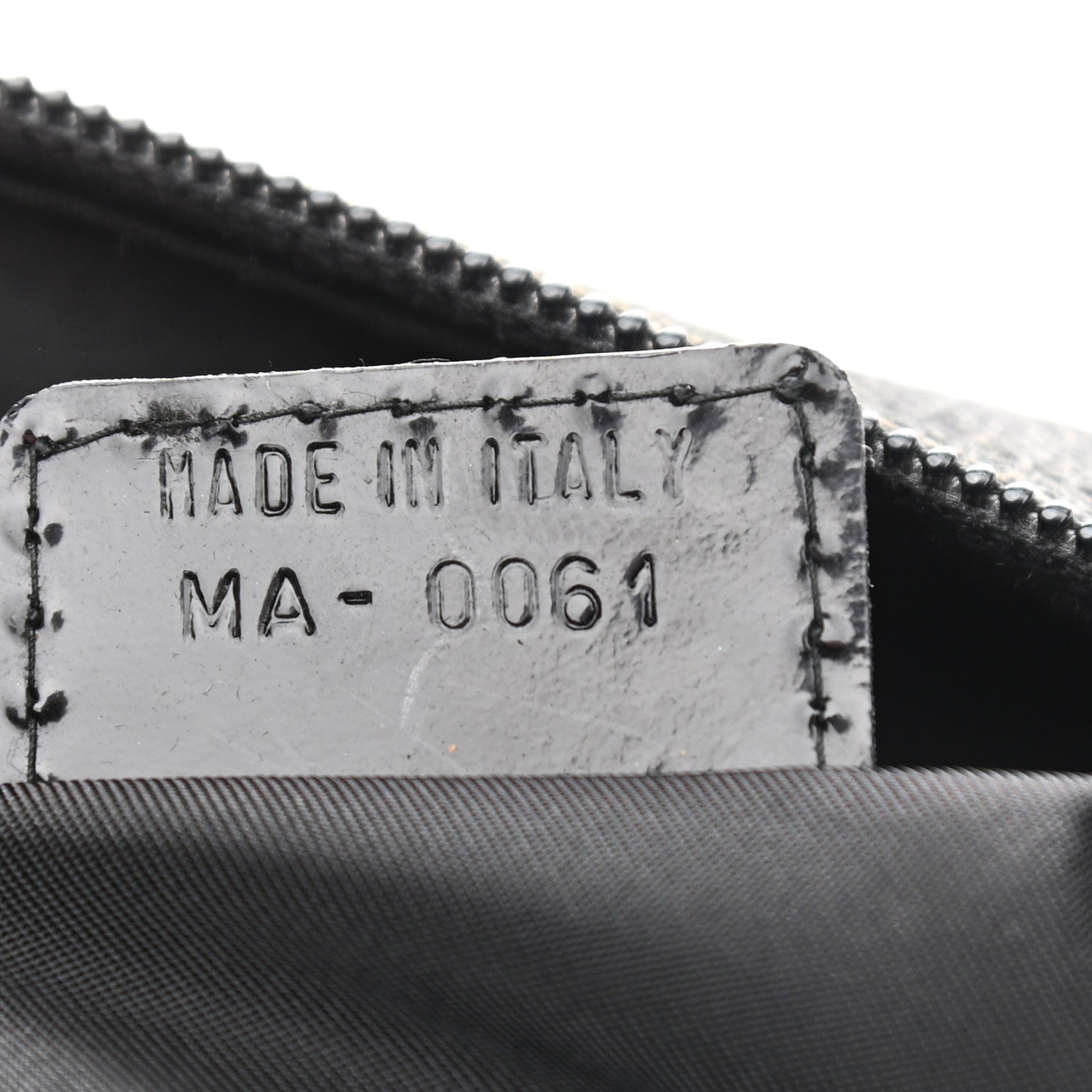 Christian Dior Denim Patent Perforated Cannage Satchel Black 7 of 14