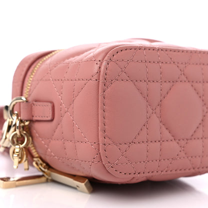 Christian Dior Lambskin Cannage Micro Vanity Case Ethereal Pink 7 of 8