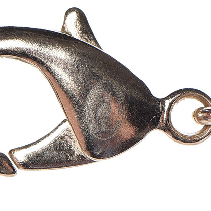 Chanel Hoop Cuba Logo Long Necklace Gold 5 of 7