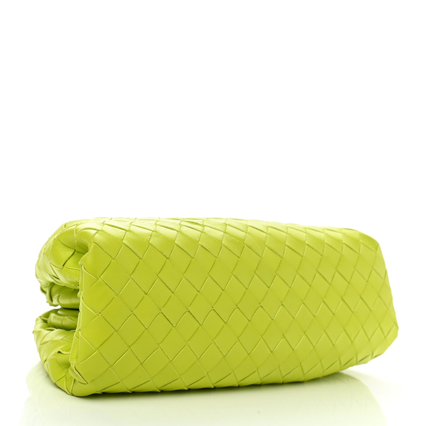 Nappa Intrecciato Teen Pouch Acid Kiwi