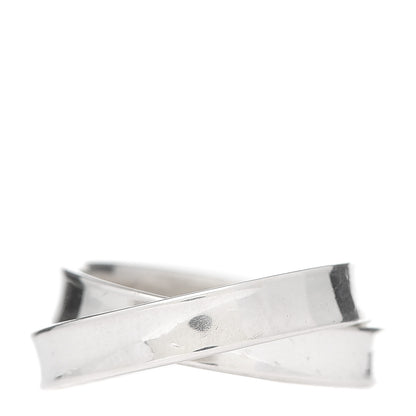 Tiffany Sterling Silver 1837 Interlocking Ring 48 4.5 3 of 5