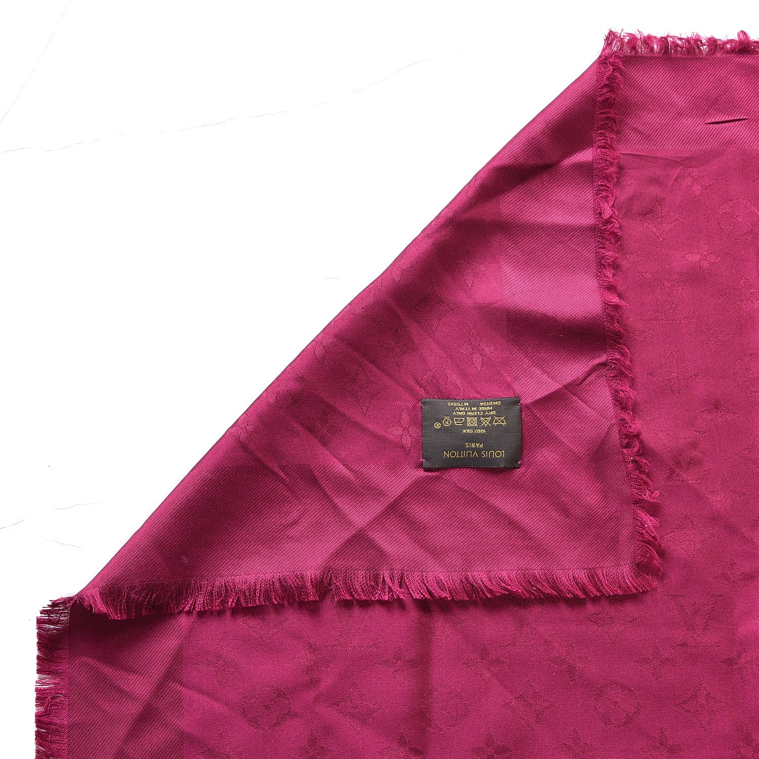 Louis Vuitton Silk Monogram Shawl 4 of 4