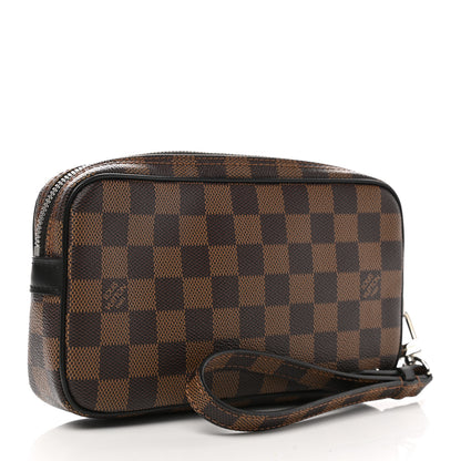 Louis Vuitton Savane Damier Ebene Rhinoceros Pochette Volga 3 of 7