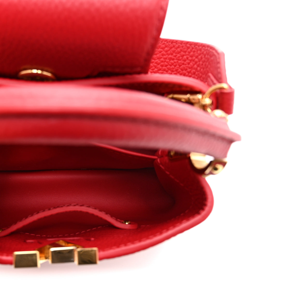 Taurillon Mini Capucines Scarlet