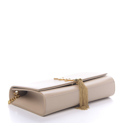 Saint Laurent Smooth Calfskin Medium Classic Monogram Kate Tassel Satchel Nude Powder 4 of 9