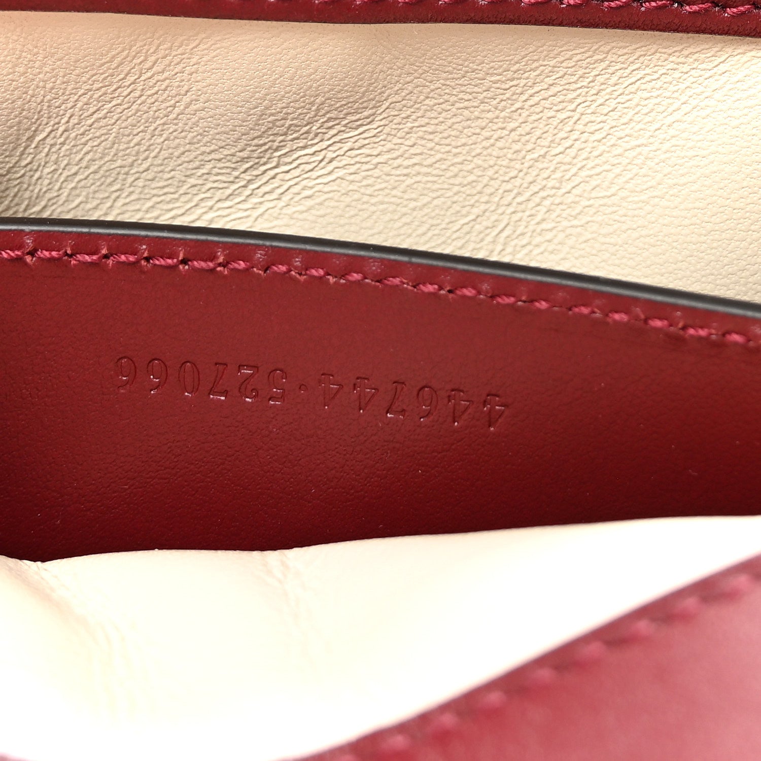 Gucci Calfskin Matelasse Mini GG Marmont Shoulder Bag Rosso Ancora 7 of 9