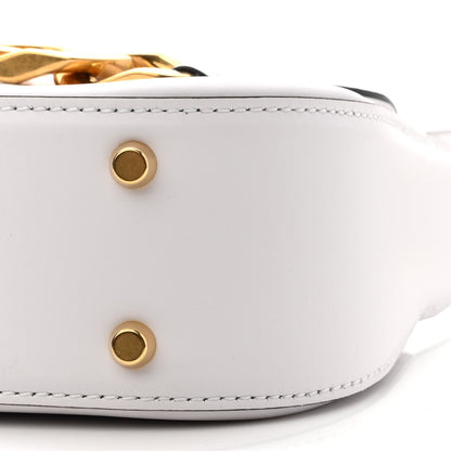 Valentino Garavani Calfskin Small Vlogo Chain Shoulder Bag Optic White 9 of 9