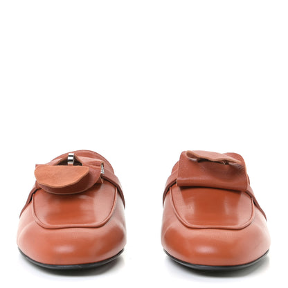 Hermes Goatskin Oz Mules 37 Marron Cuivre 4 of 10