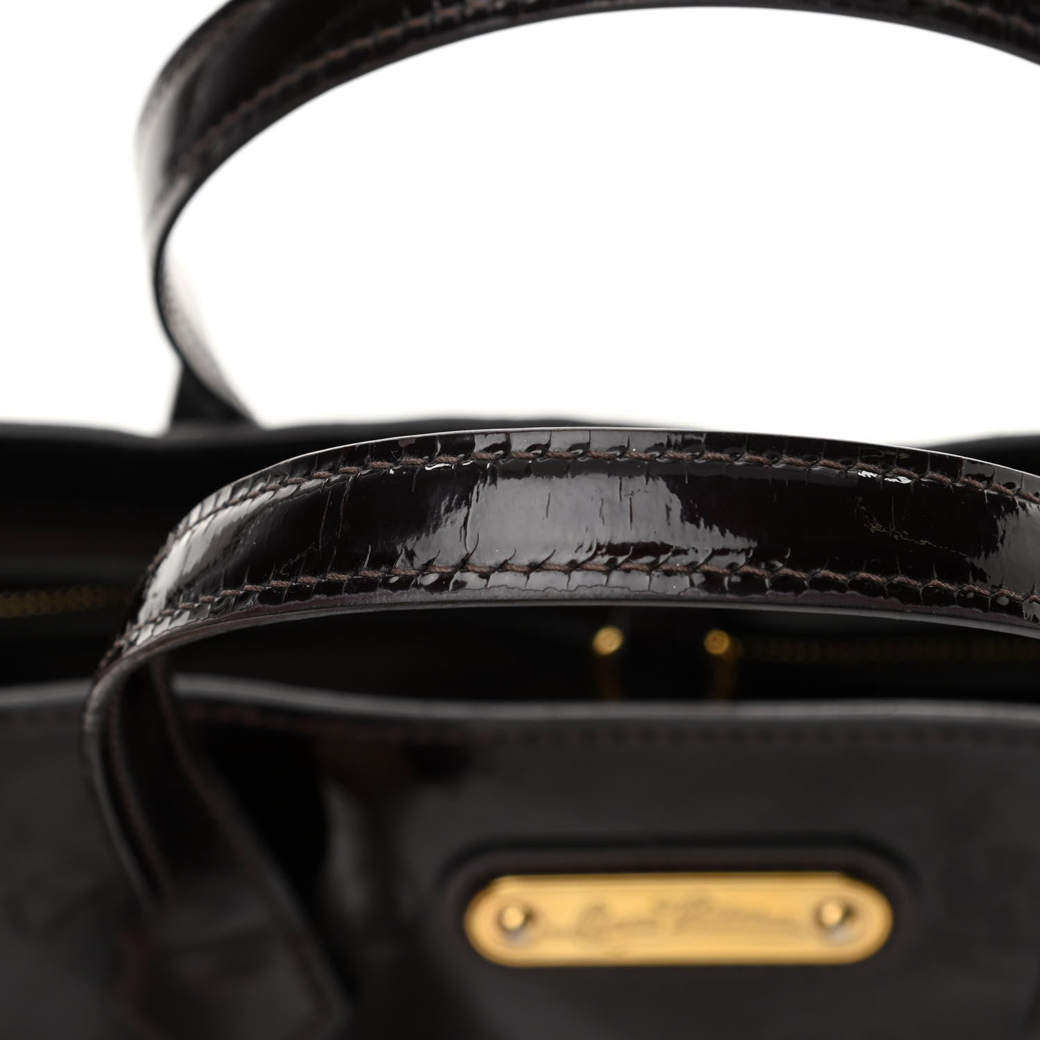 Louis Vuitton Vernis Wilshire PM Amarante 16 of 16