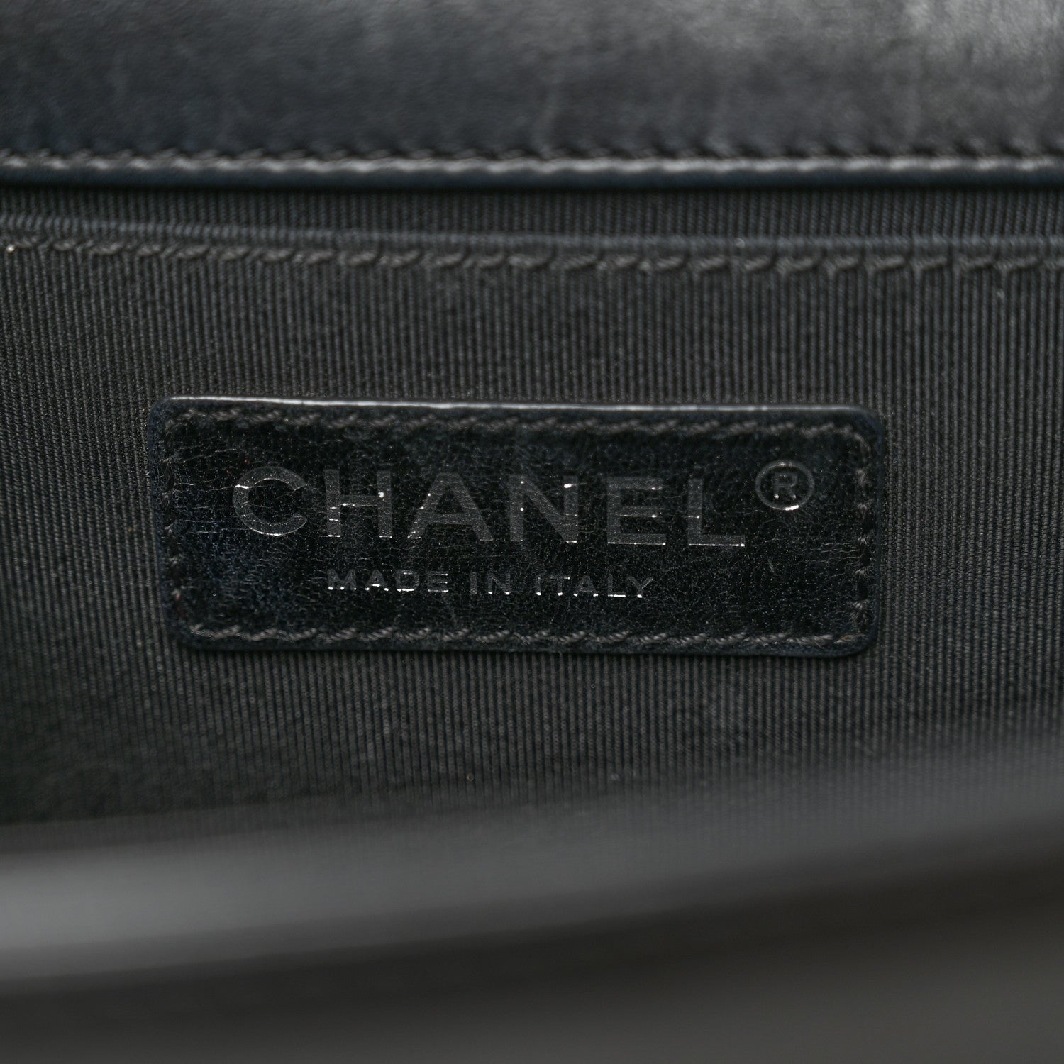 Chanel Lambskin Quilted Medium Boy Flap Black 6 of 10
