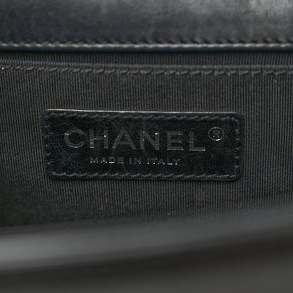 Chanel Lambskin Quilted Medium Boy Flap Black 6 of 10