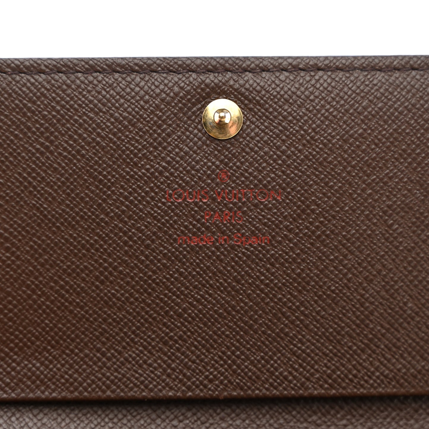 Damier Ebene Porte-Monnaie Tresor Wallet