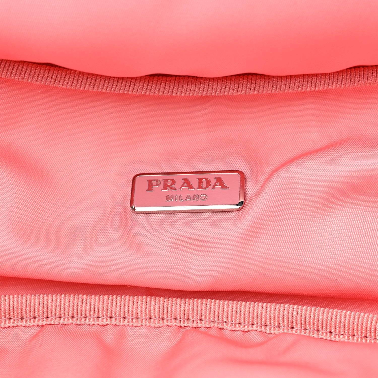 Prada Nylon Vela Cosmetic Case Rosa 6 of 12