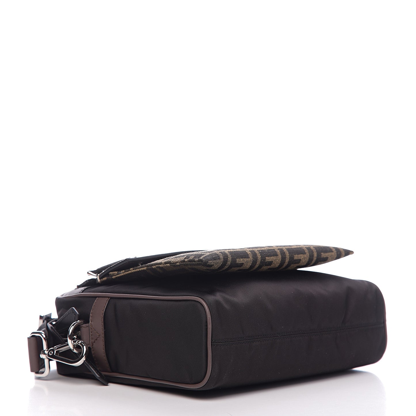 Nylon Fabric Jacquard Chamois FF 1974 East West Messenger Black Nuvola