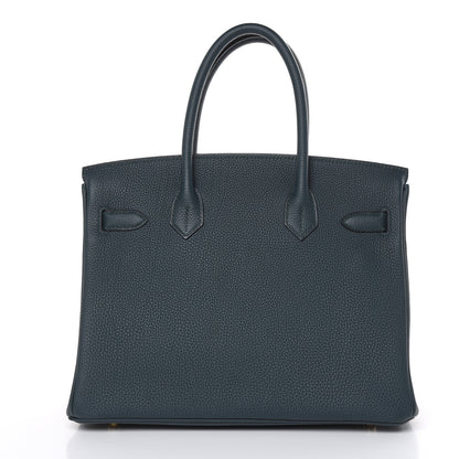 Hermes Togo Birkin 30 Vert Cypress 4 of 30