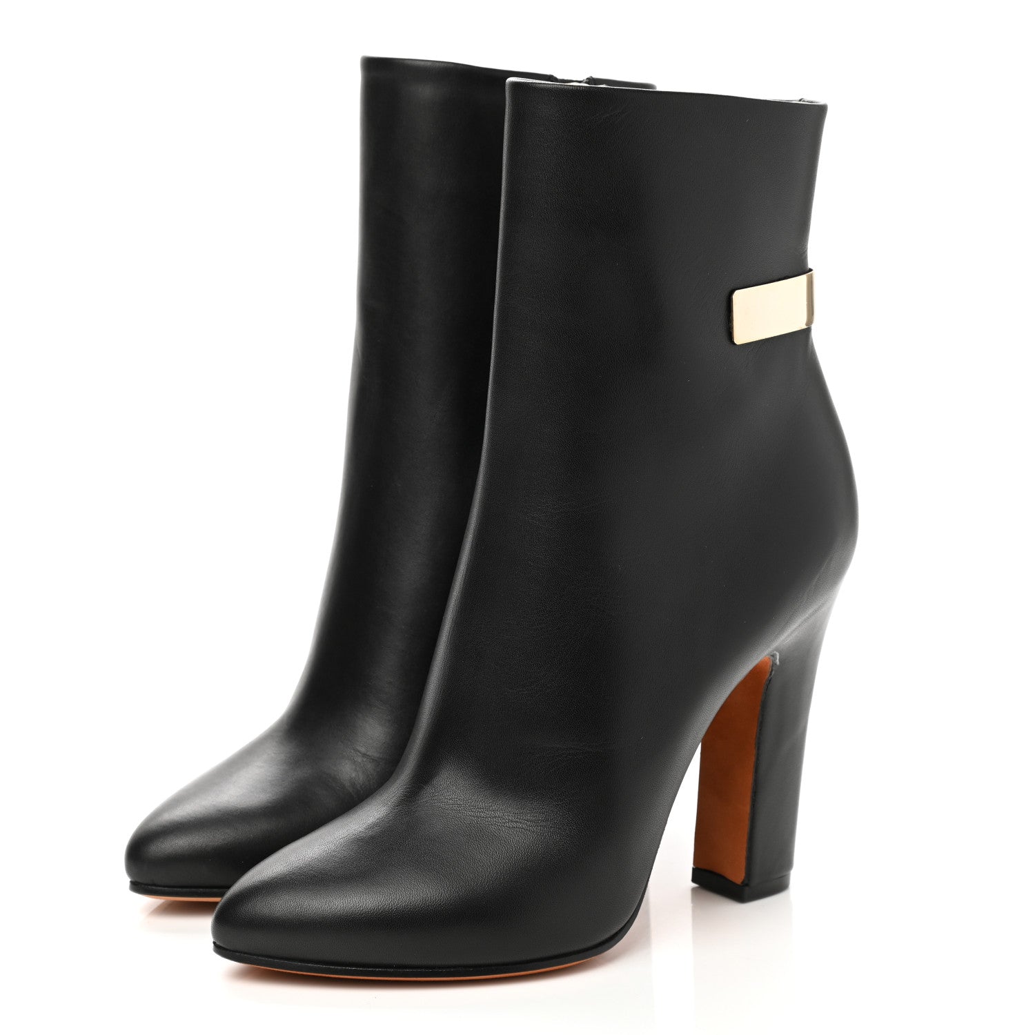 Givenchy Smooth Calfskin Ankle Boots 36 Black 3 of 9