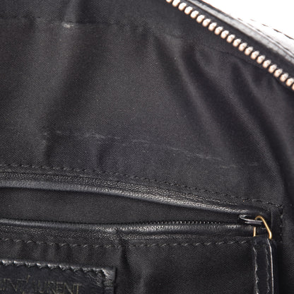 Saint Laurent Textured Patent Calfskin Medium Muse Black 8 of 26