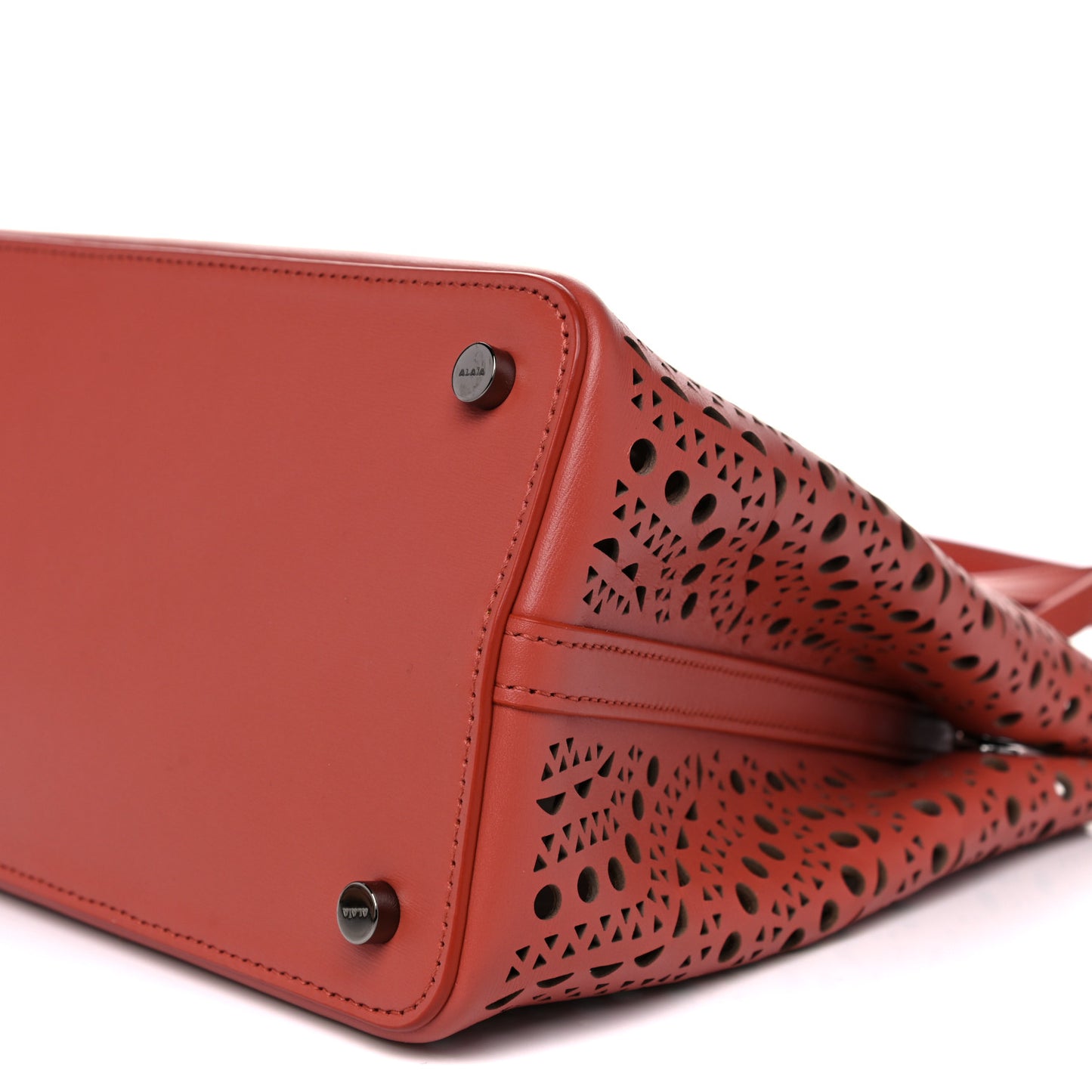 Lux Calfskin Vienne Wave Mina 25 Bag Red