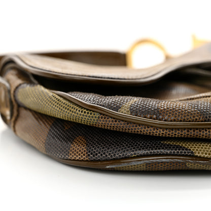 Christian Dior Pixelated Calfskin Camouflage Saddle Bag 9 of 11