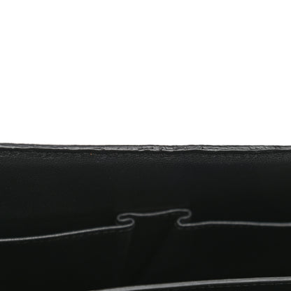 Celine Goatskin Medium Classic Box Flap Bag Black 10 of 13