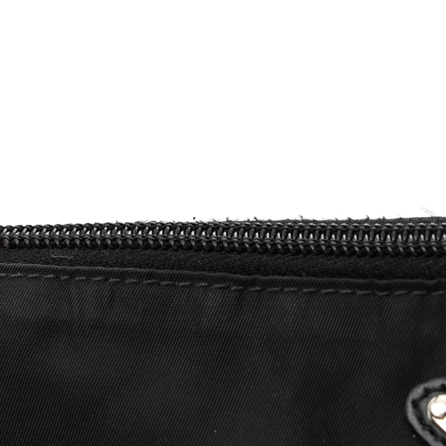 Prada Tessuto Nylon Soft Calfskin Sling Belt Bag Black 16 of 16