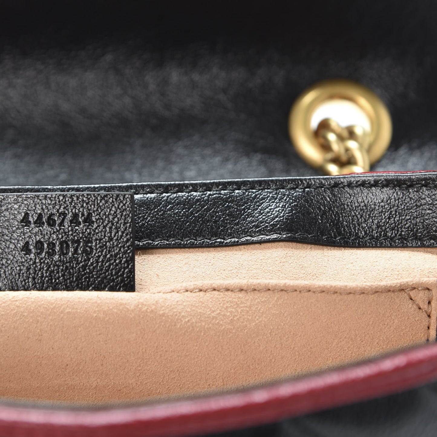 Azalea Calfskin Matelasse Diagonal Patchwork Mini Torchon GG Marmont Shoulder Bag Black Beige Romantic Cerise