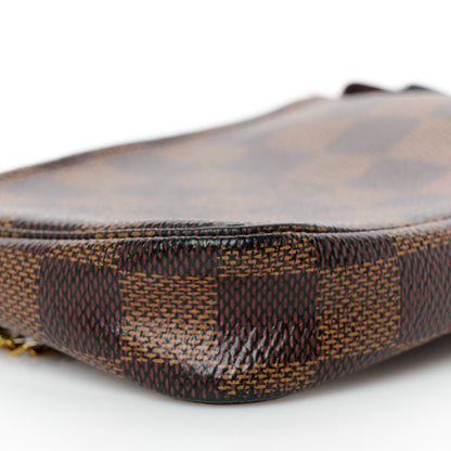 Louis Vuitton Damier Ebene Mini Pochette Accessories 9 of 10